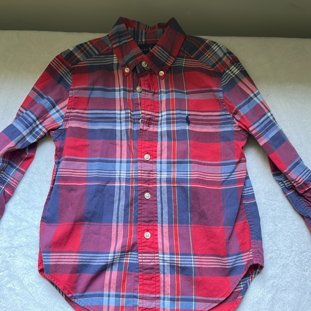 Ralph Lauren boys button up size 4/4T